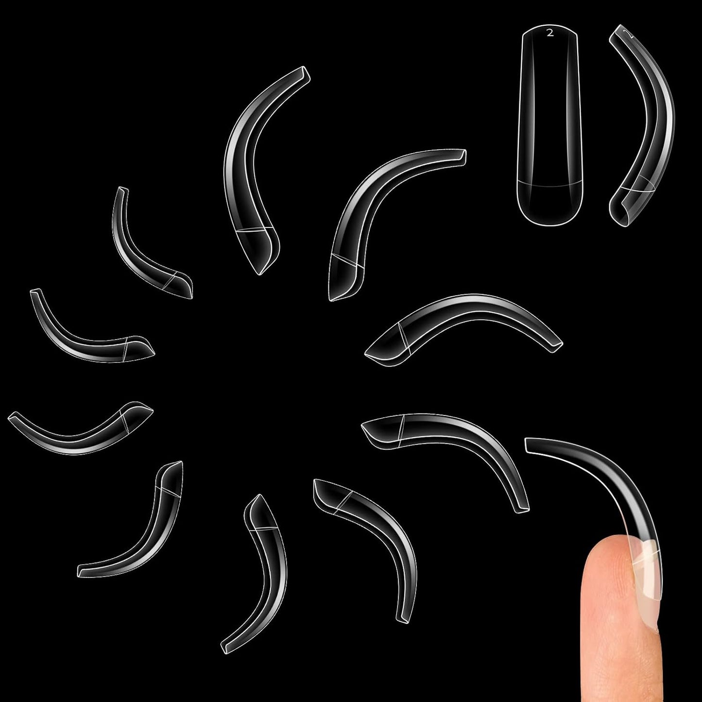 Hawk Curved Trasnparent Long