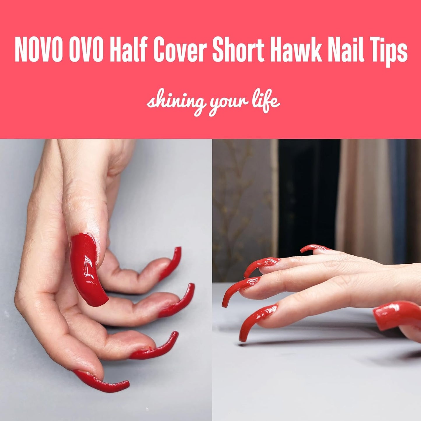Short Hawk Curved Transparent In Small Box