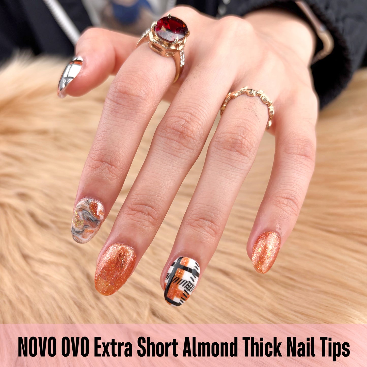 Extra Short Almond Thick Nail Tips