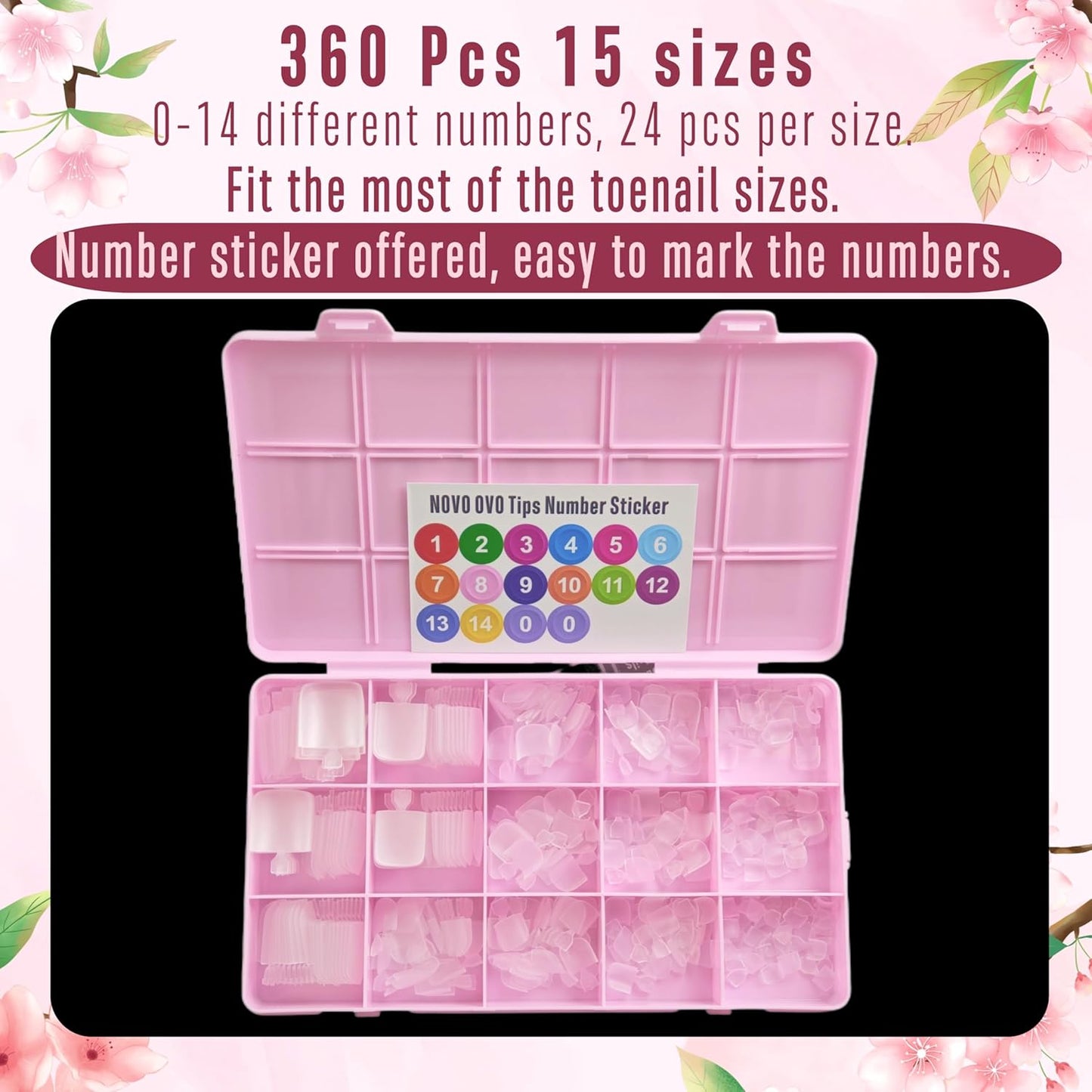 Sharp Square Toe Nail Clear