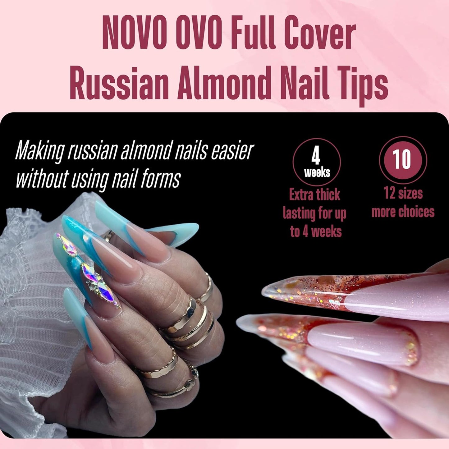 Russian Almond Coffin Full Cover