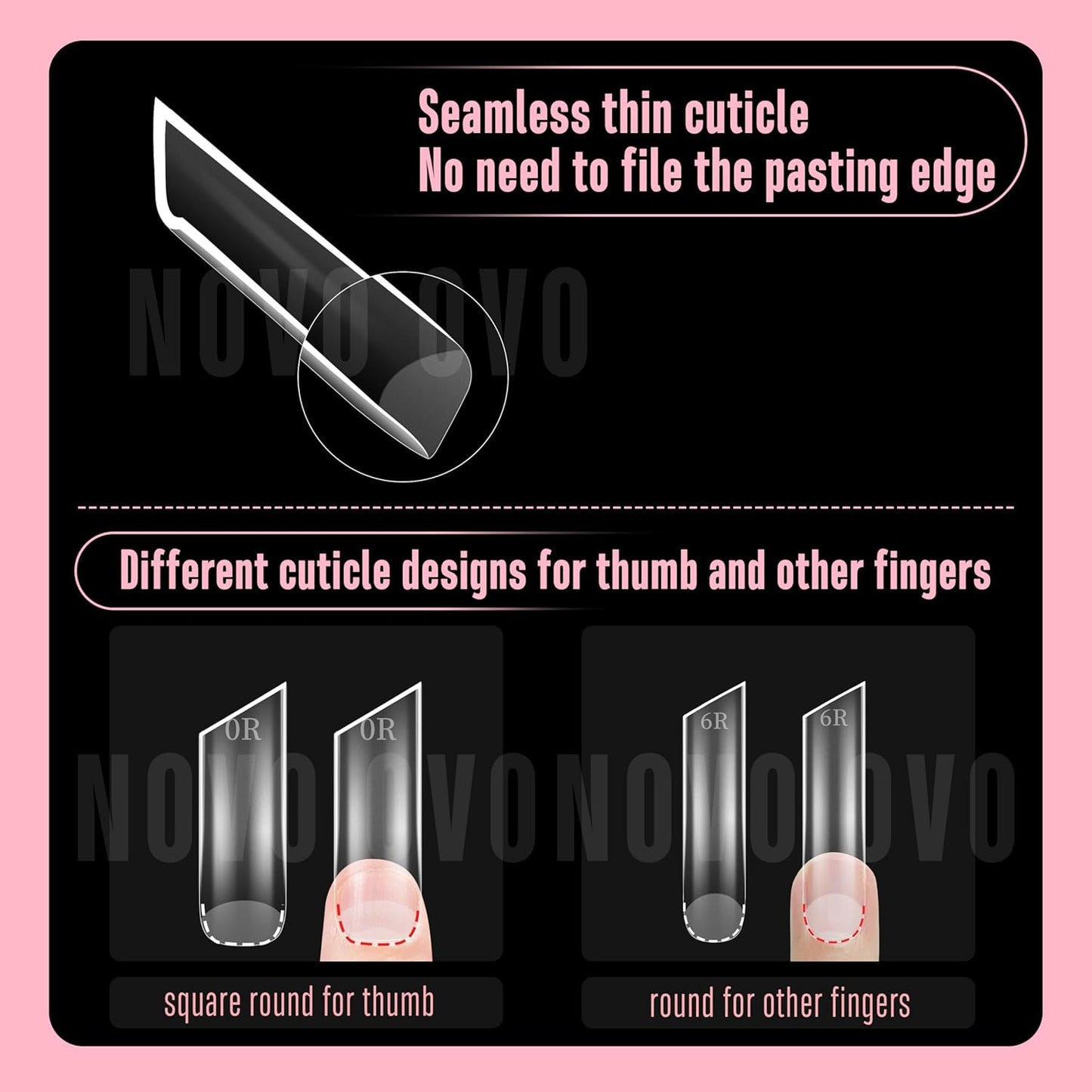 Halloween XXL Lipstick Shape Nail Tip
