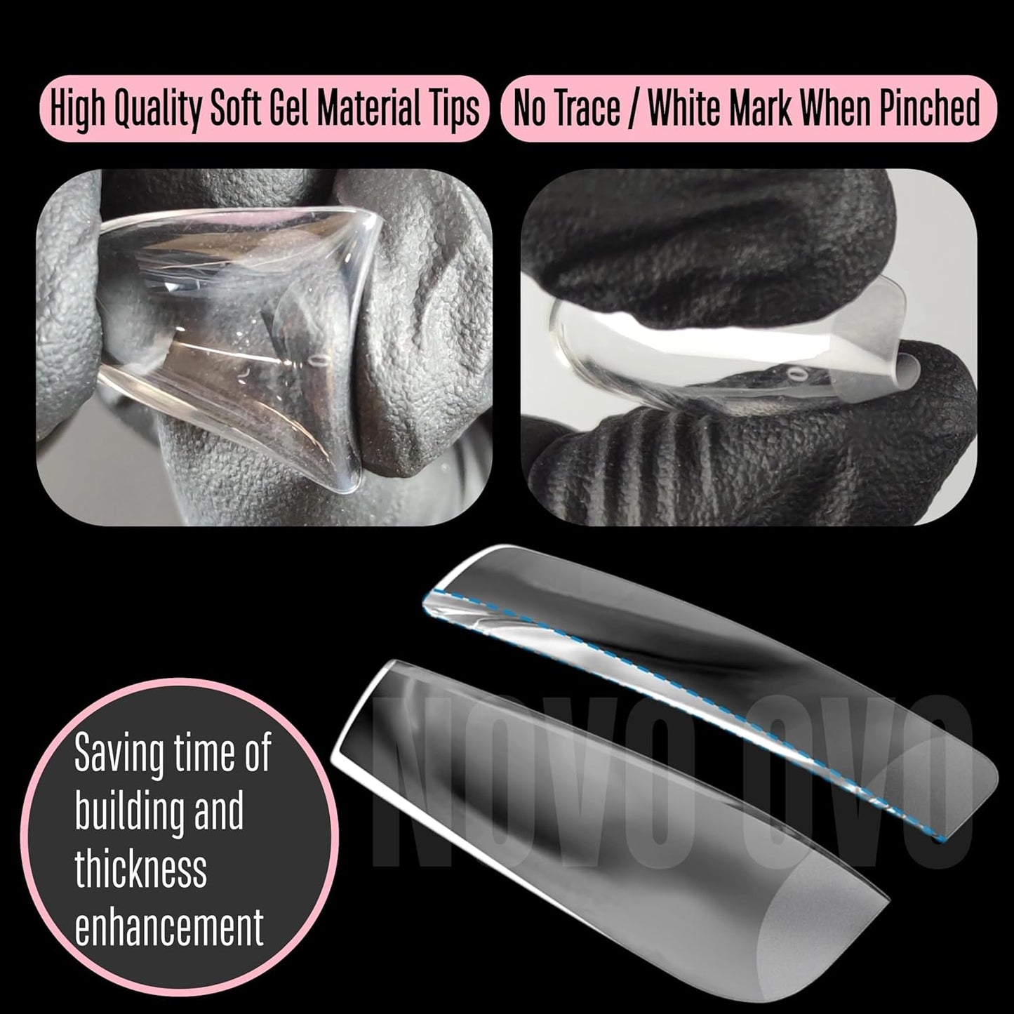 Medium Coffin Clear Extra Thick