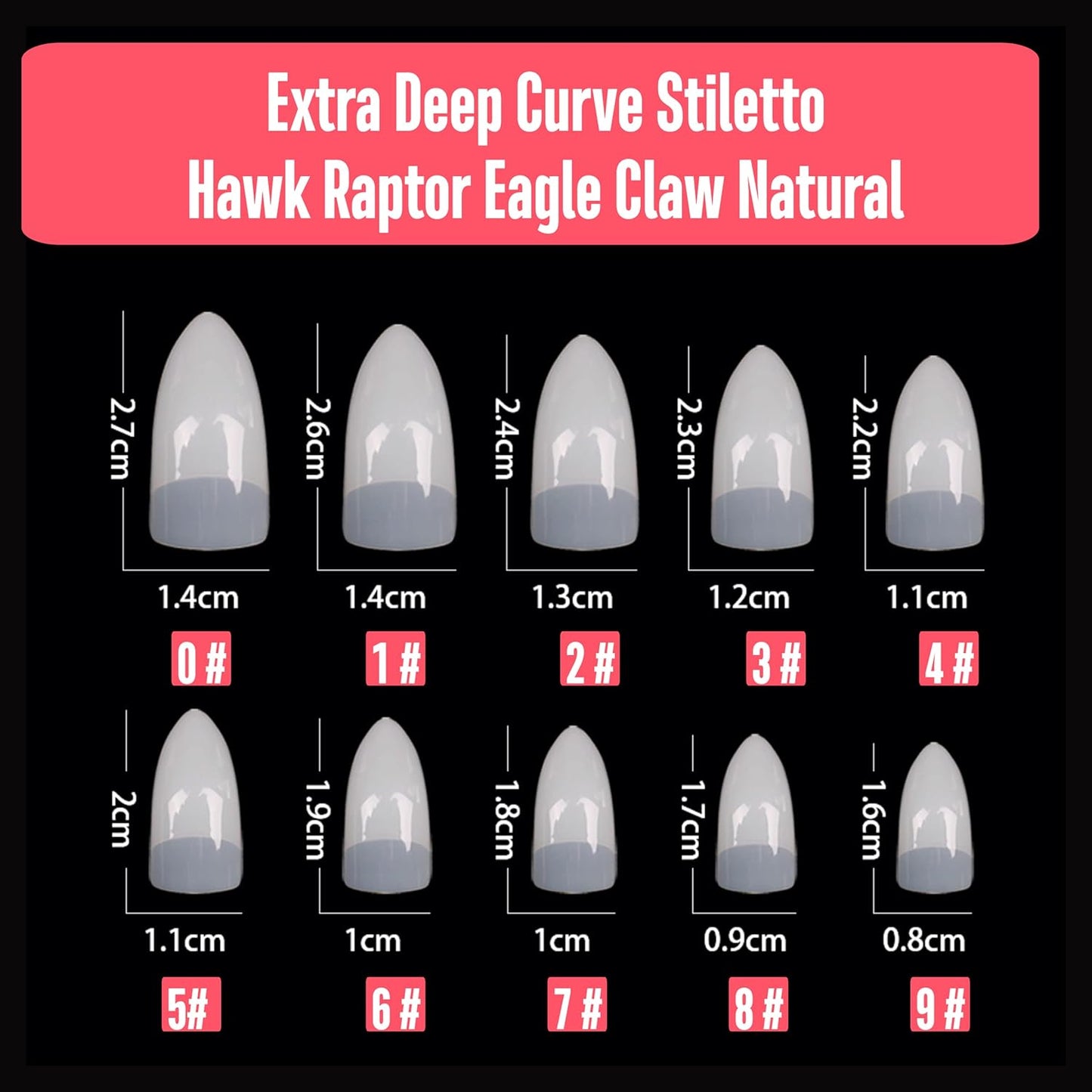 Short Eagle Claw Natural