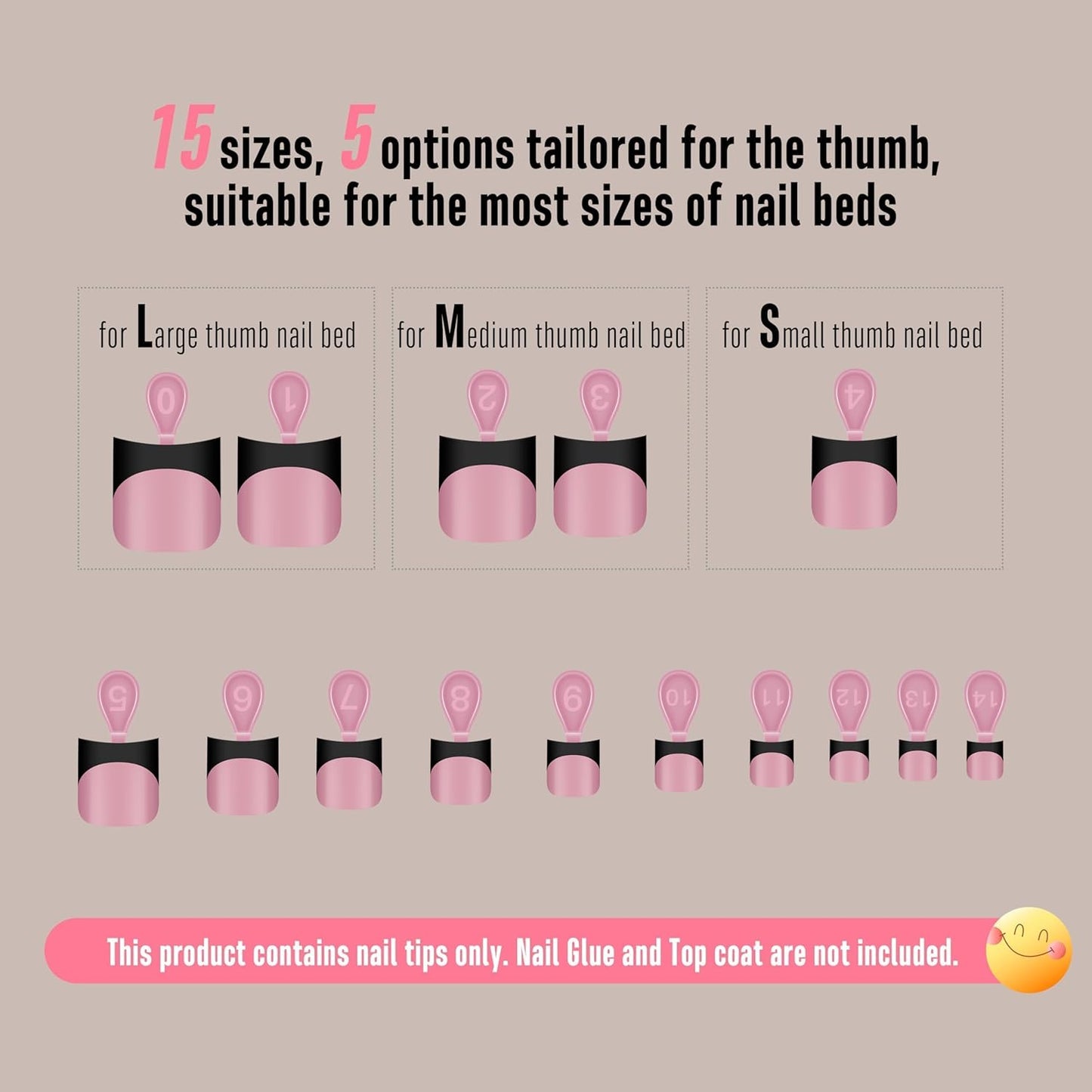 Halloween Black Short Sharp Square Toe Nail Tips with Moon Curve Black French Tip Berry Pink