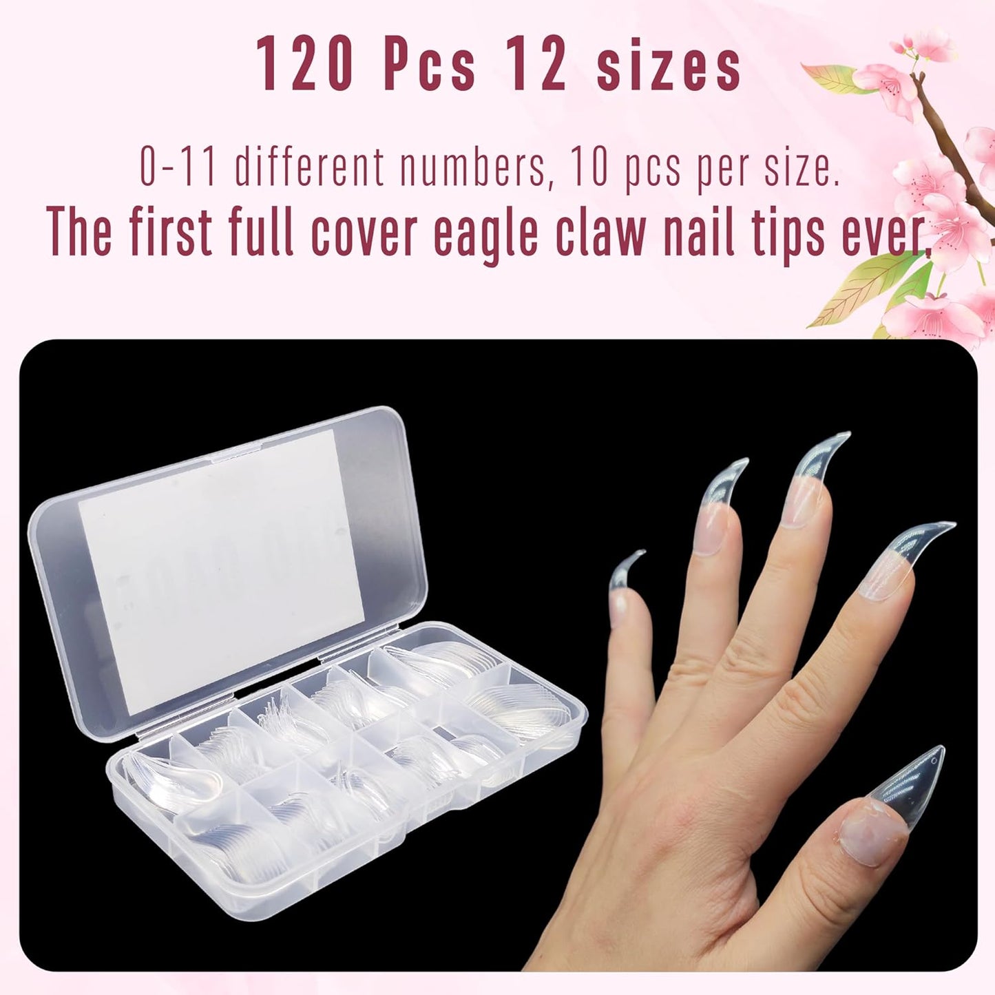 Eagle Claw Full Cover 12 Size 120 Pcs