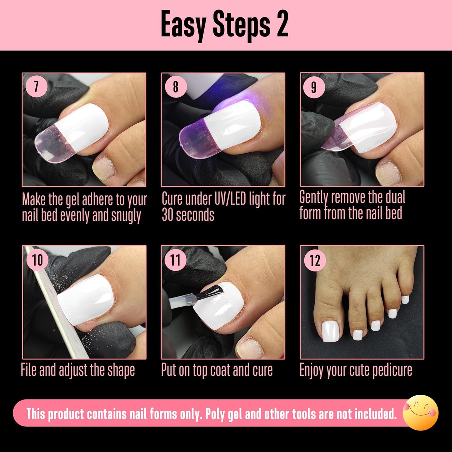 Toe Nail Dual Form Pink