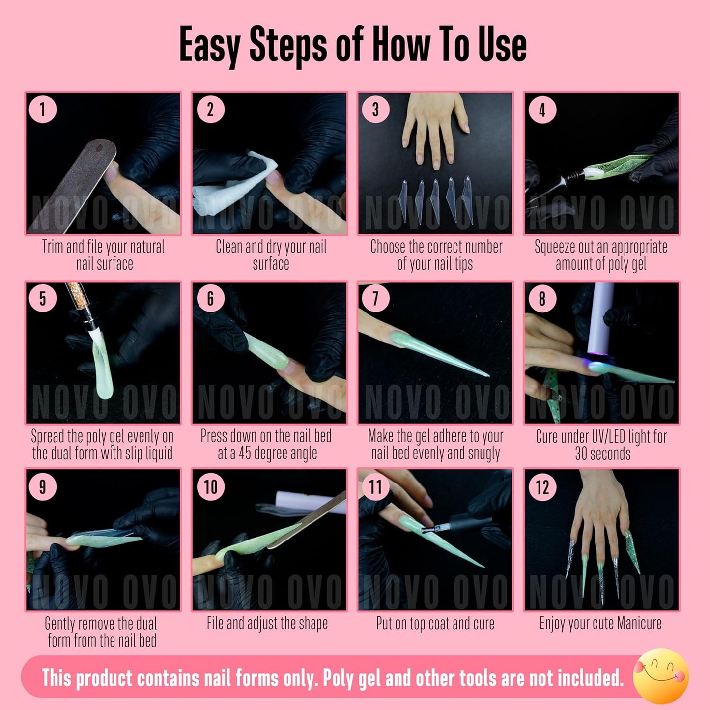 Extra Long Stiletto Butterfly Nail Dual Forms
