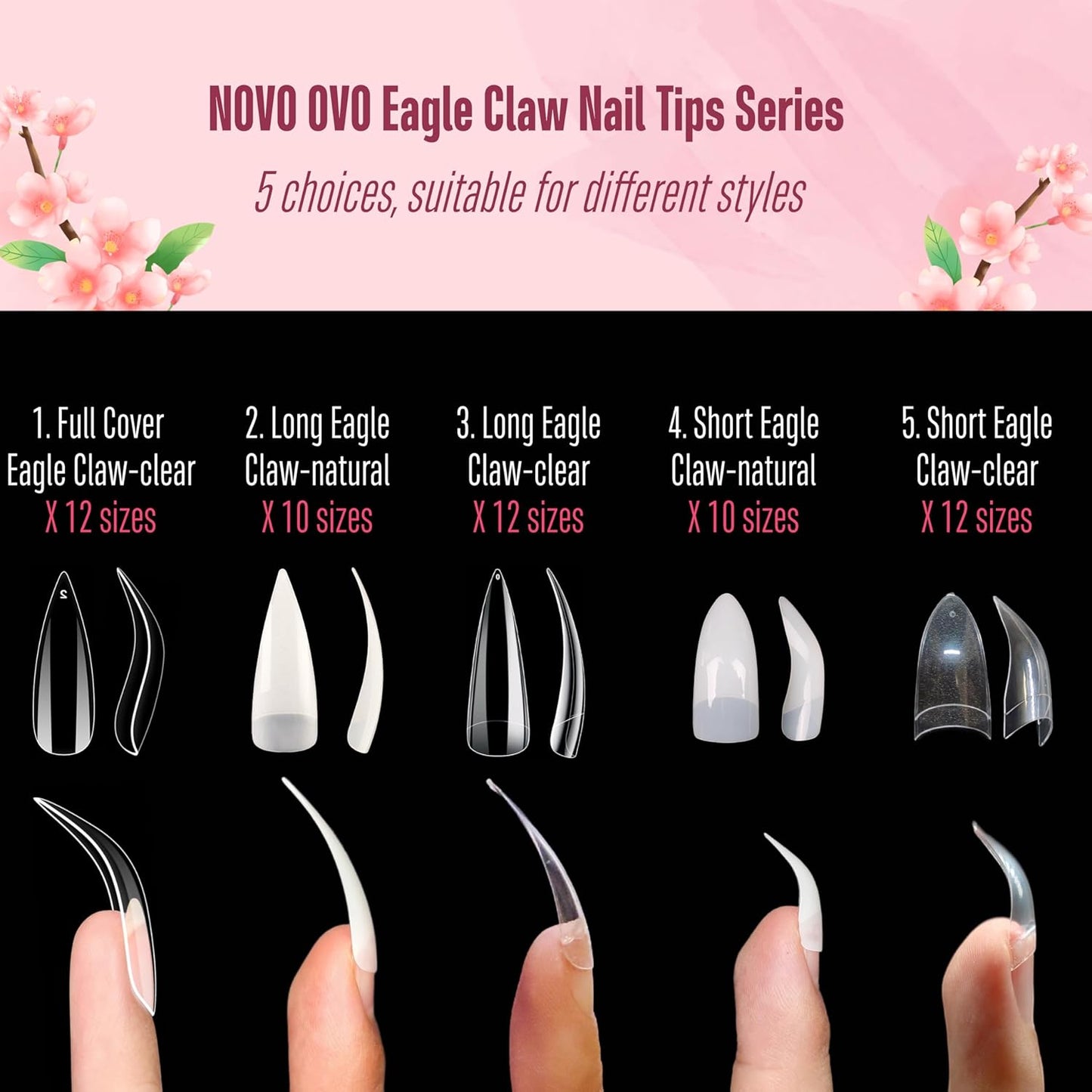Eagle Claw Full Cover 12 Size 120 Pcs