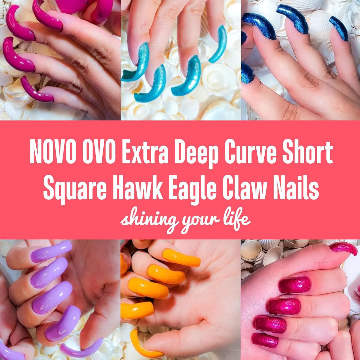 Short Hawk Curved Transparent In Small Box
