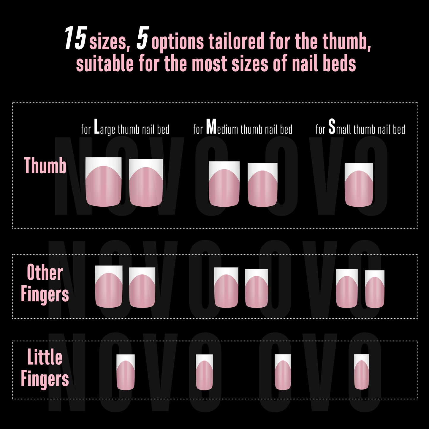 Short Sharp Square Nail Tips White French Tip BERRY PINK