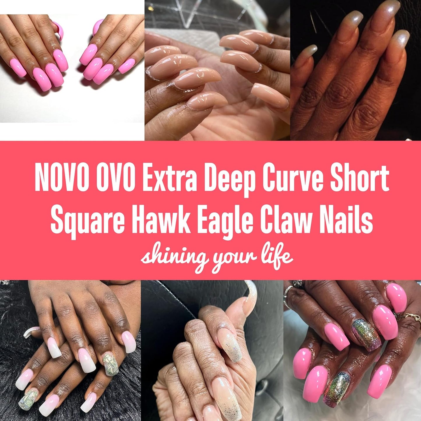 Short Hawk Curved Transparent In Small Box