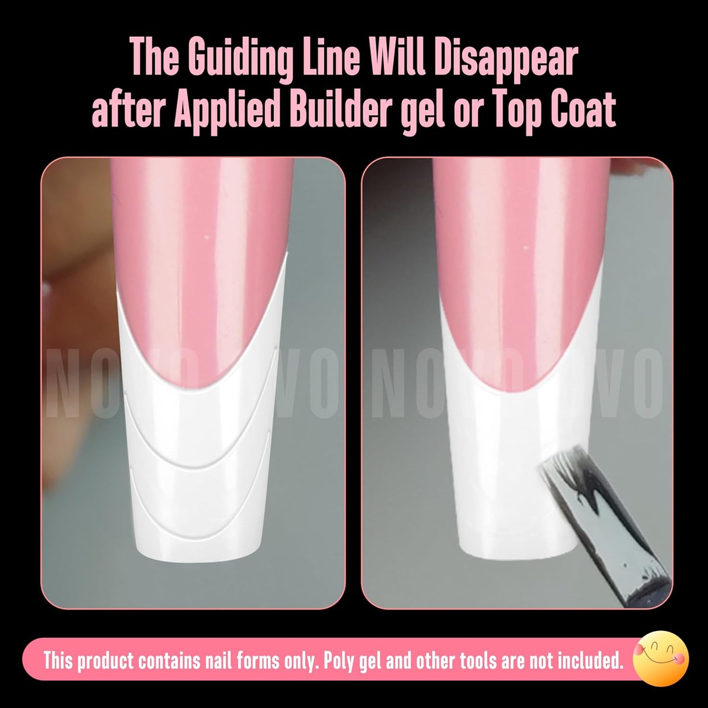 Nail Dual Form XXL Tapered Square Sculpted