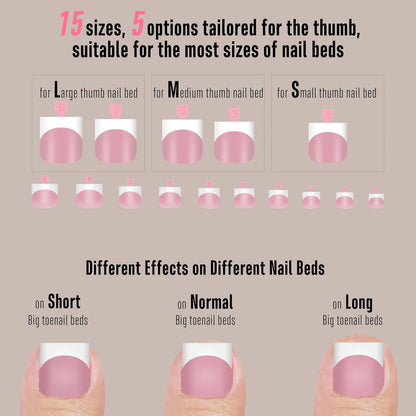 Sharp Square Toe Nail French Tips Mixed Color For Summer