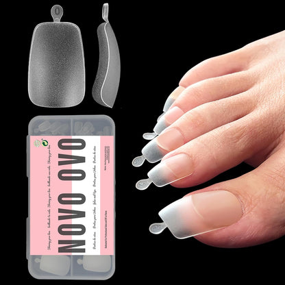Long Toe Nails Clear Small Box