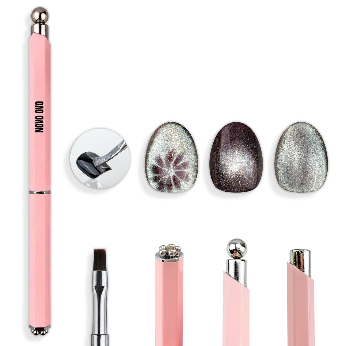 Cat Eye Magnet Nail Brush