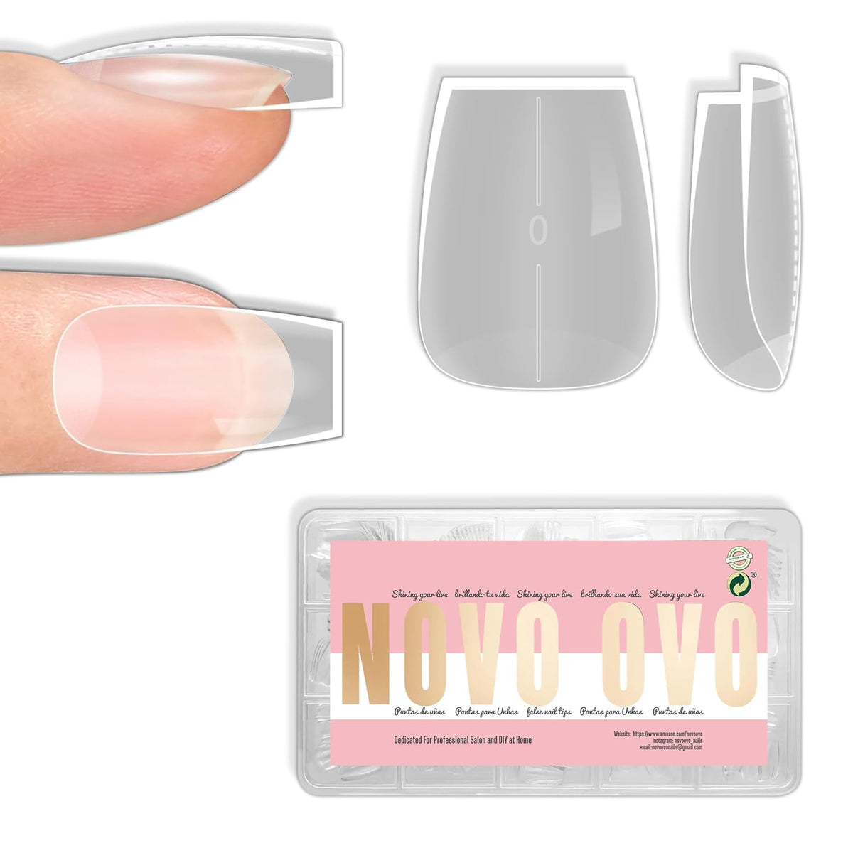 Short Coffin Clear Extra Thick 240