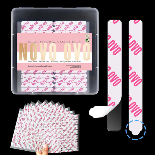 Easy Tear Transparent Double-Sided Nail Tape 360 Pc 12 Sheets