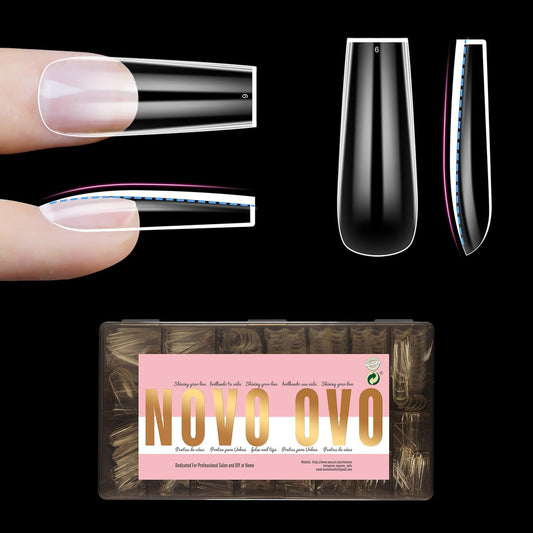 L Natural Thick Square Nail Tips