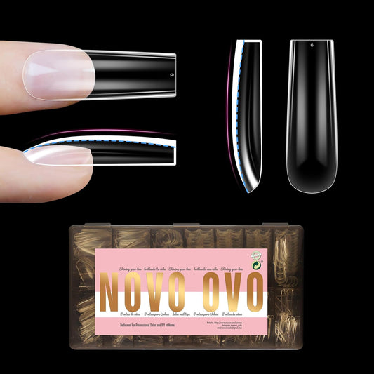 L Sculpted Thick Square Nail Tips