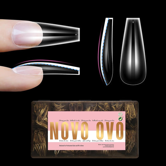 L Sculpted Thick Coffin Nail Tips
