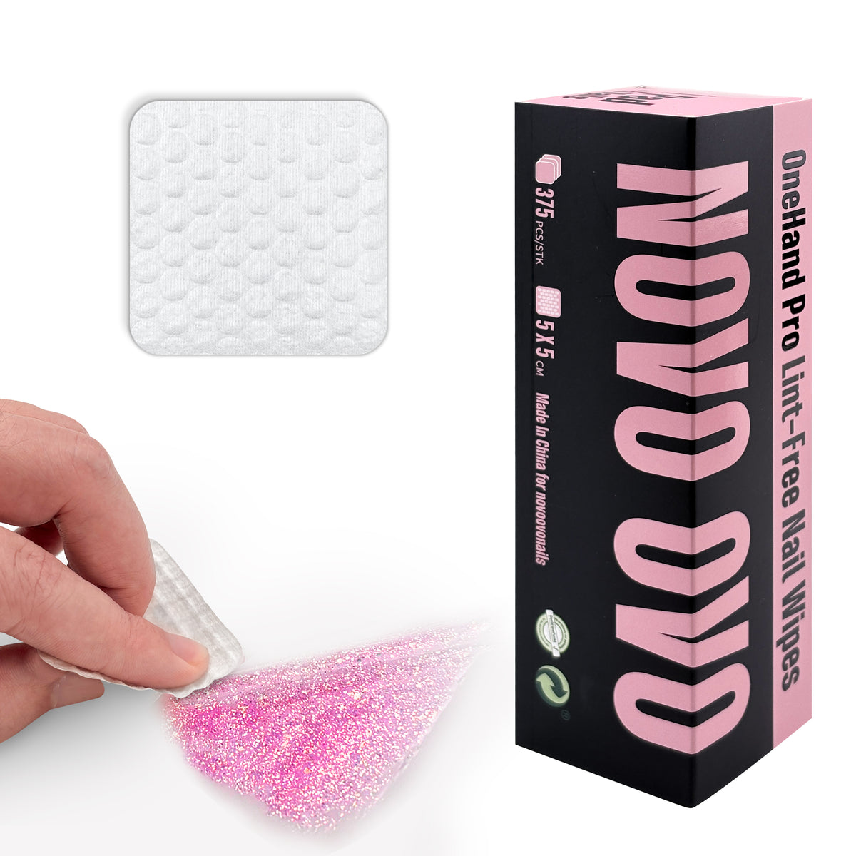 Lint Free Nail Cleaning Wipes