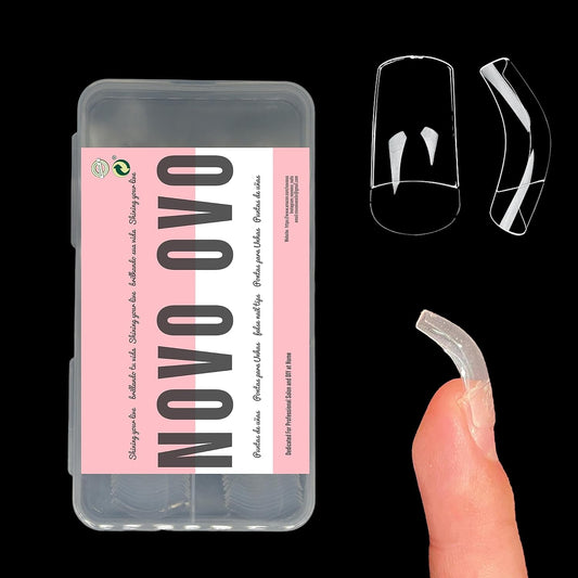 Short Hawk Curved Transparent In Small Box 10 Sizes 120 Pcs