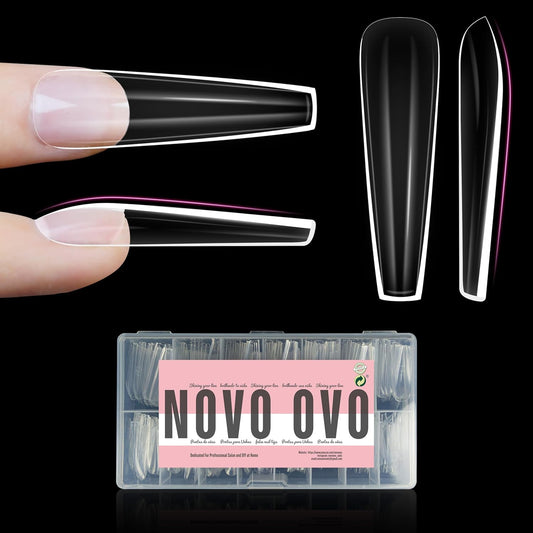 XXL Sculpted Thick Coffin Nail Tips