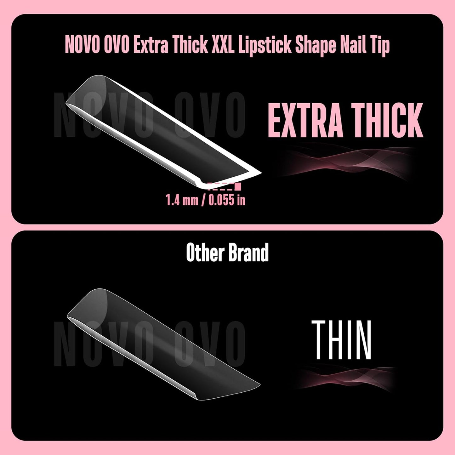 Halloween XXL Lipstick Shape Nail Tip