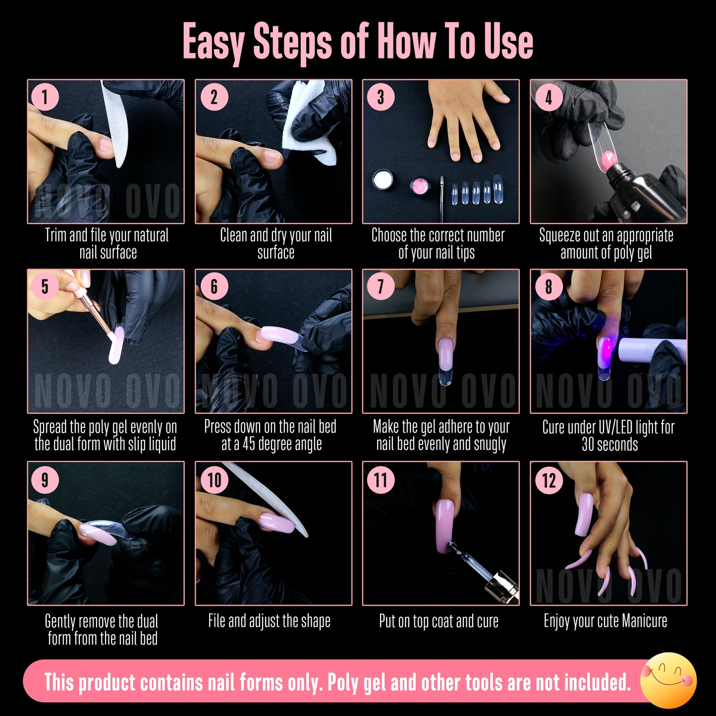 Halloween Curved Square Nail Dual Form