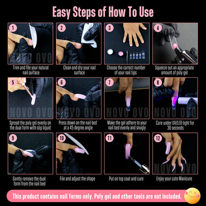 Halloween Curved Square Nail Dual Form