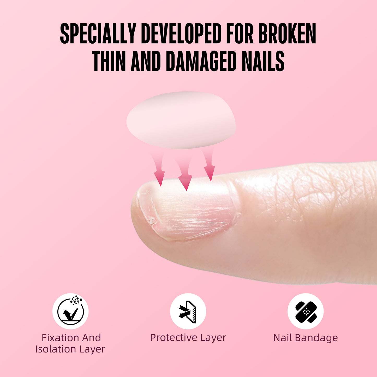 Various Sizes Nail Shaped Repair Sheet