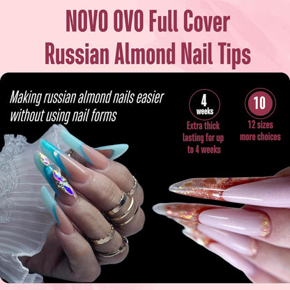 Russian Almond Coffin Full Cover