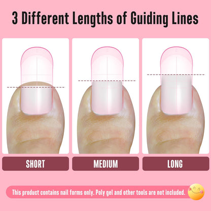 Toe Nail Dual Form Pink