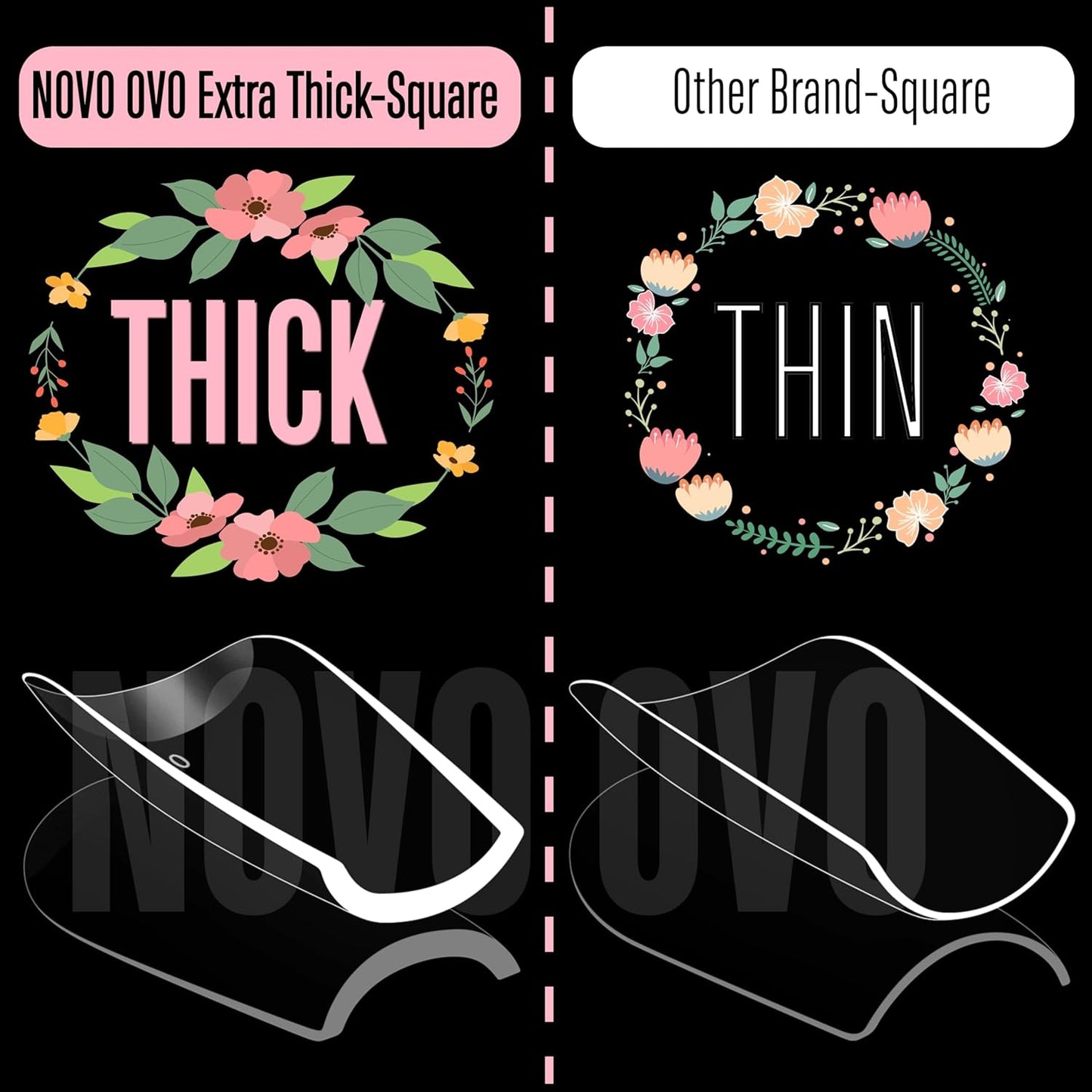 Extra Thick Medium Square