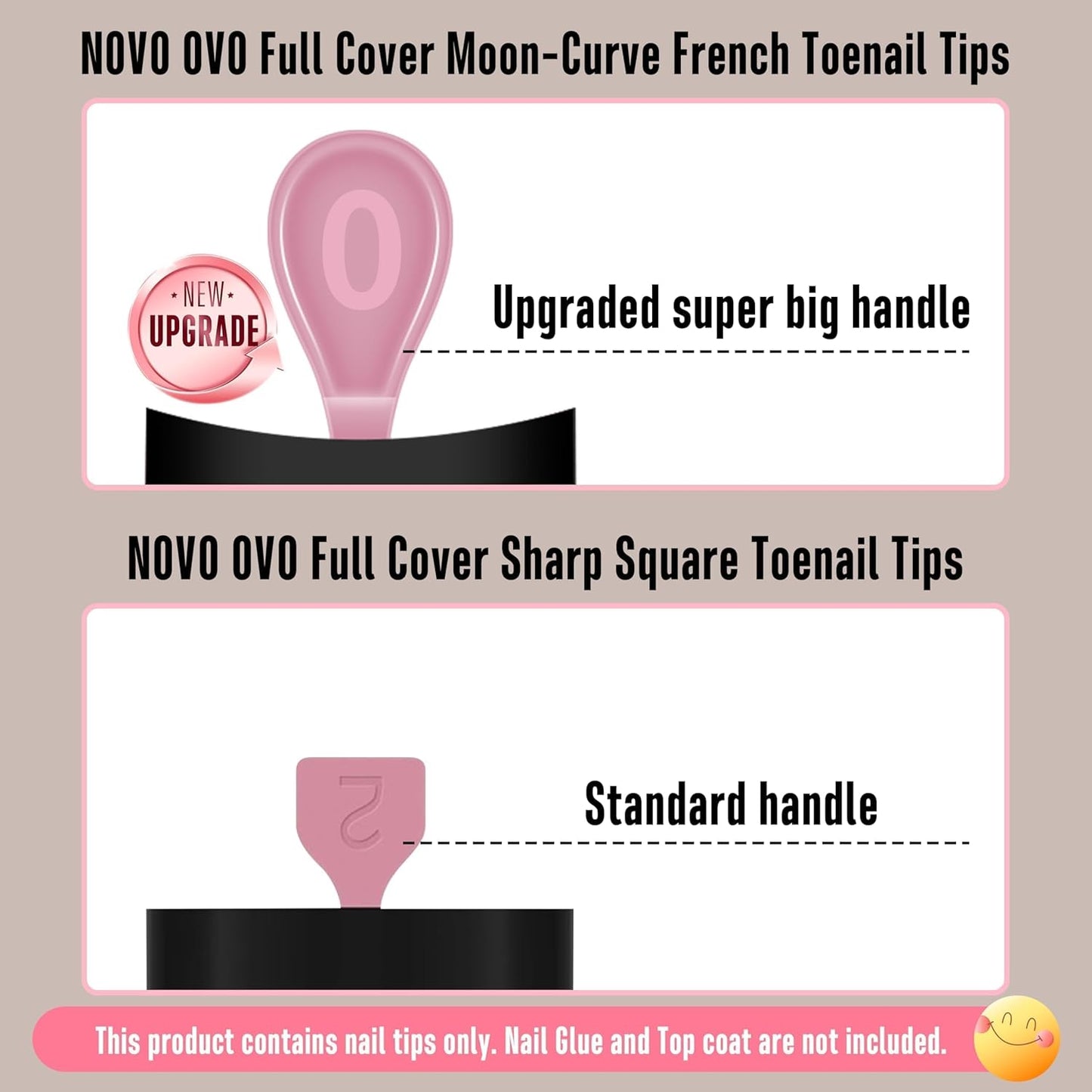 Halloween Black Short Sharp Square Toe Nail Tips with Moon Curve Black French Tip Berry Pink