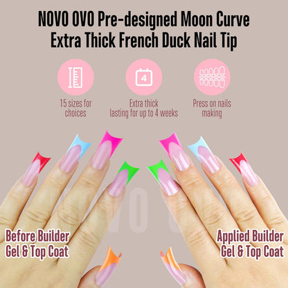 Colored Duckies M Nail Tips