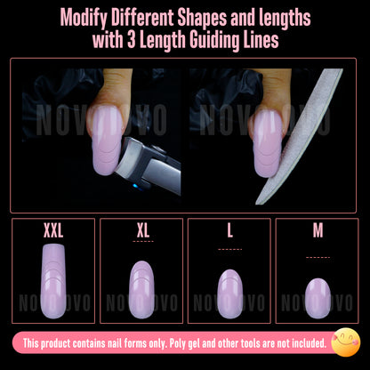 Halloween Curved Square Nail Dual Form