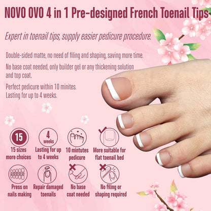 French Tip Toenails Brown Pink