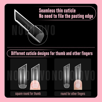 Halloween XXL Lipstick Shape Nail Tip
