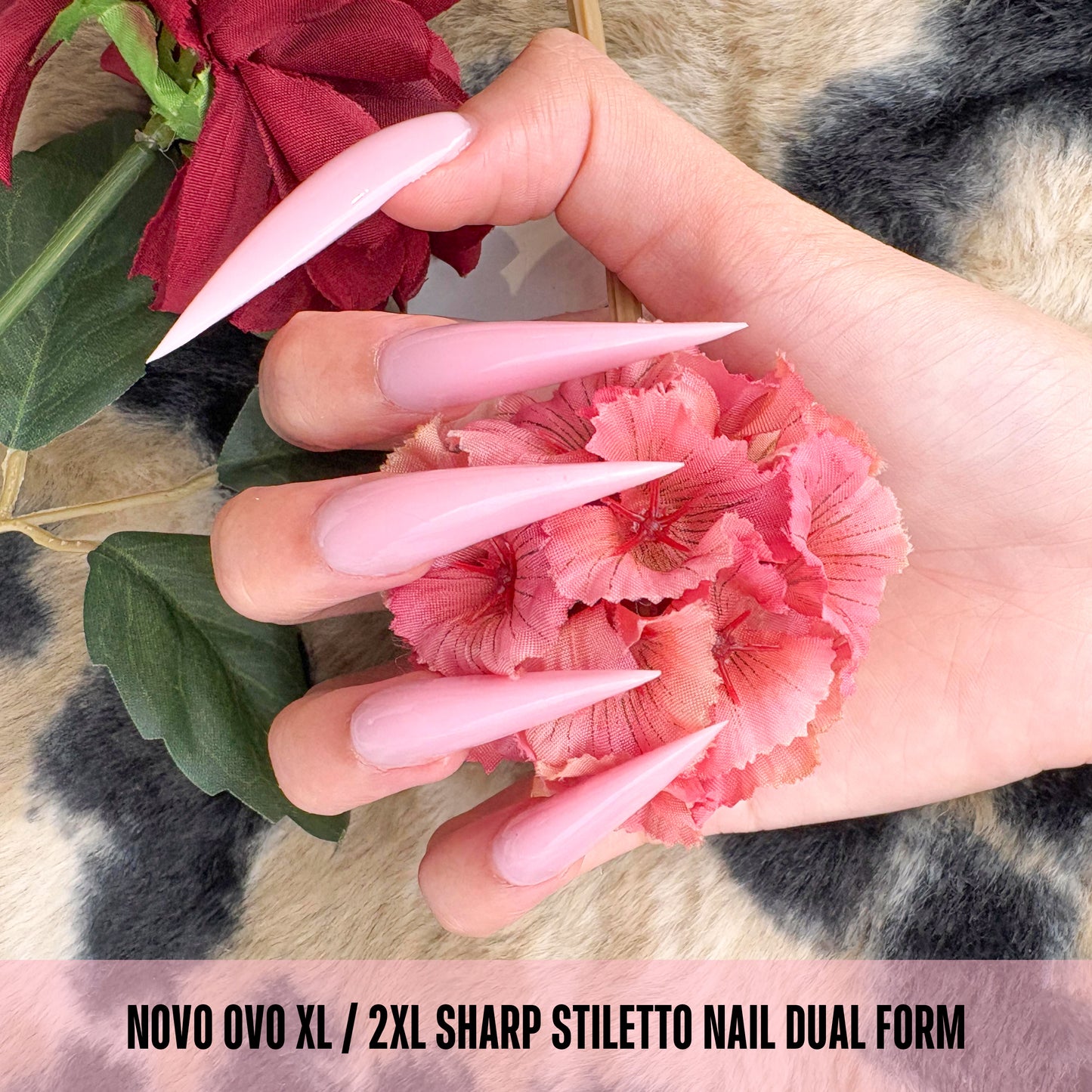 Stiletto XL/ XXL Nail Dual Form for Polygel 280