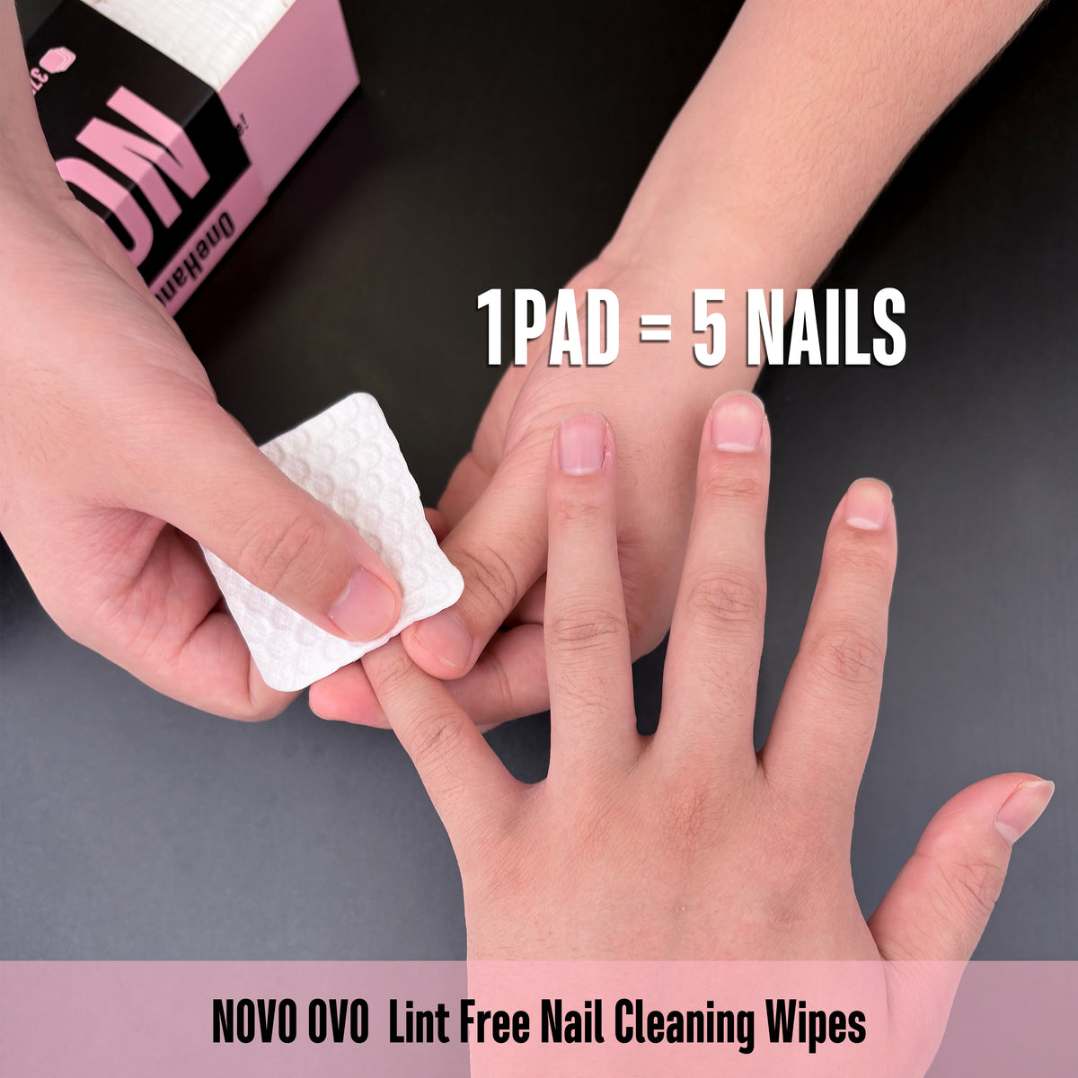 Lint Free Nail Cleaning Wipes