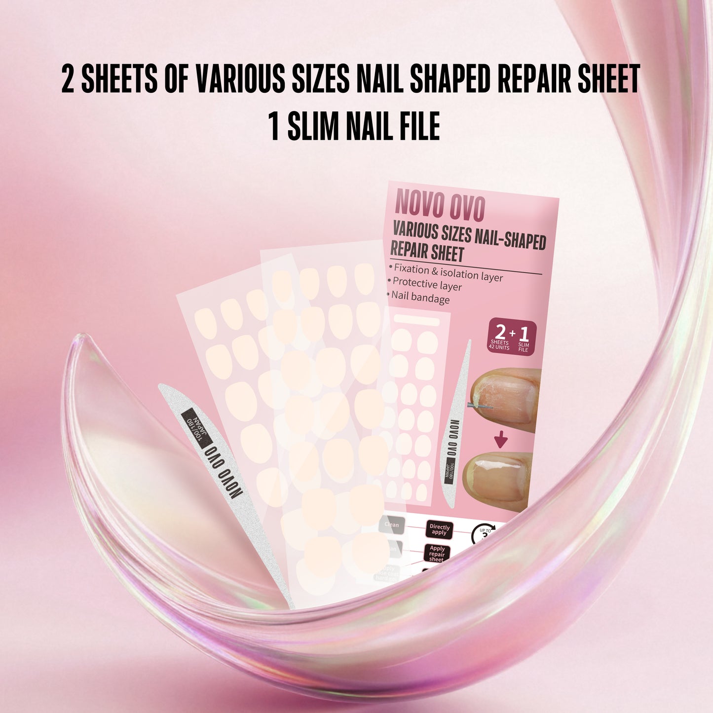 Various Sizes Nail Shaped Repair Sheet