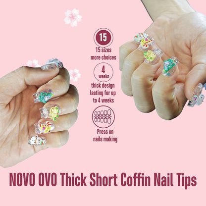 Short Coffin Clear Extra Thick 240