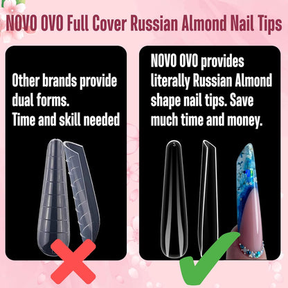 Russian Almond Coffin Full Cover