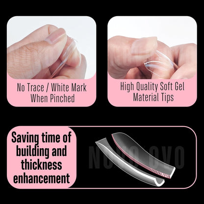 M Curved Square Nail Tip