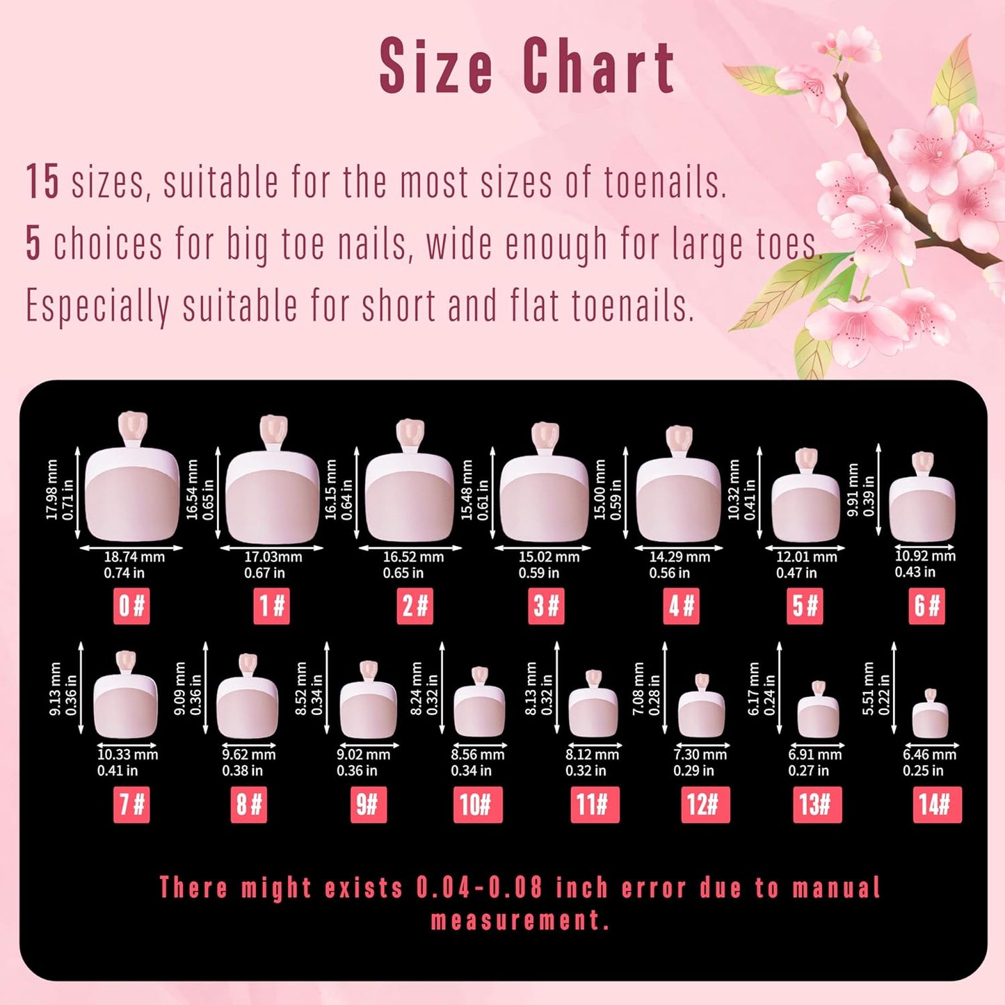 French Tip Toenails Light Pink