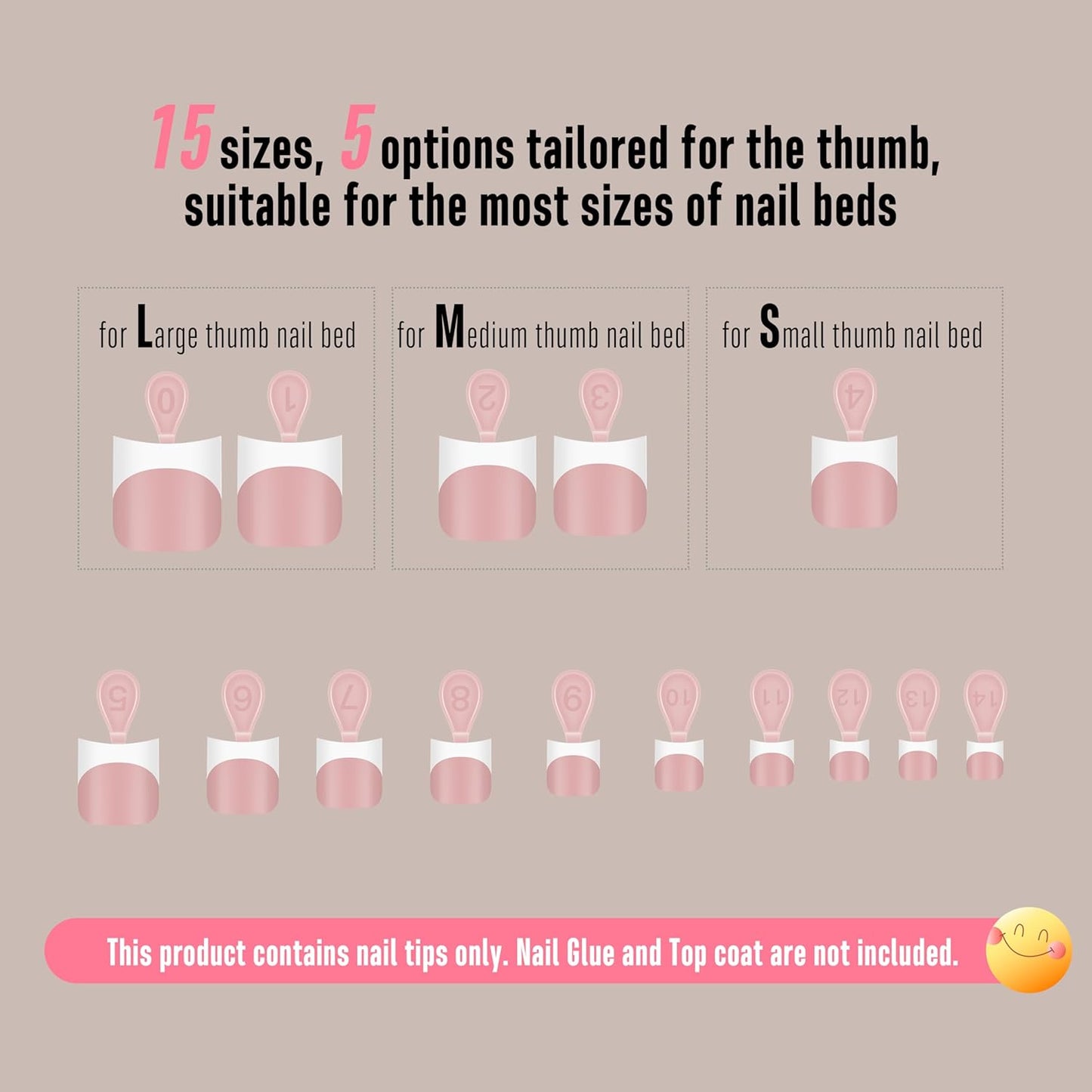 Halloween Short Sharp Square Toe Nail Tips With Moon Curve White French Tip Baby Pink