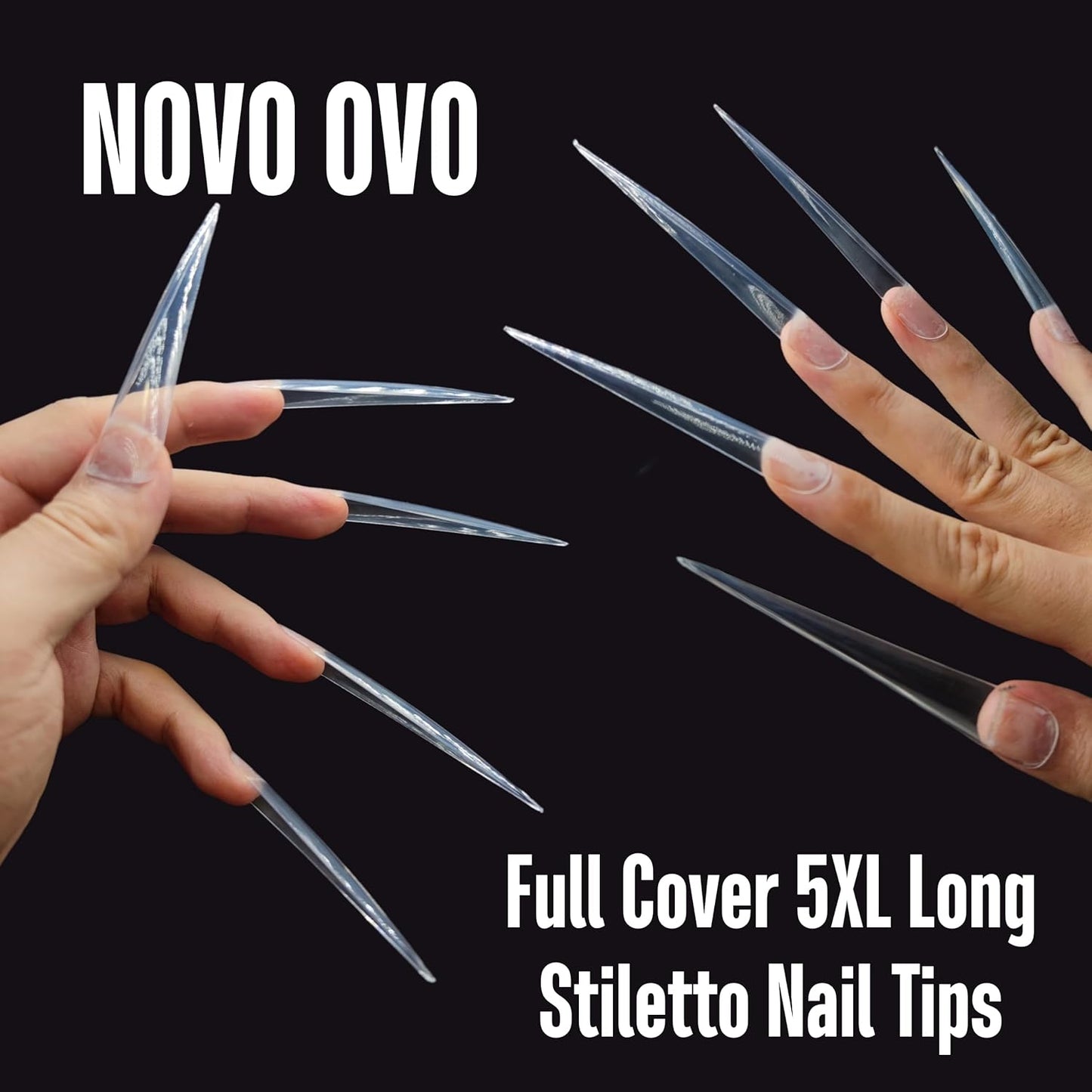 Super Long Stiletto 120 Pcs 12 Size