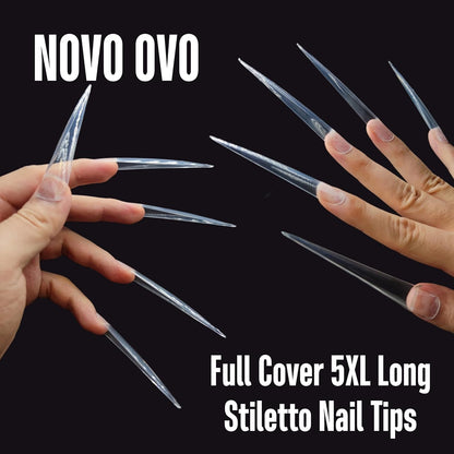 Super Long Stiletto 120 Pcs 12 Size